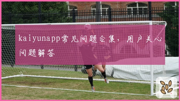 kaiyunapp常见问题合集，用户关心问题解答